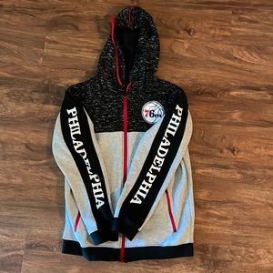 Philadelphia 76ers zip up jacket hoodie